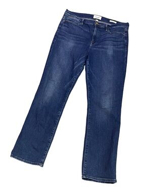 FRAME Le High Straight Jeans Dark Wash High Rise Straight Leg Women’s 33 USA